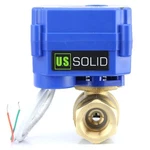 U.s. Solid Motorized Ball Valve 1/2IN Full Port Brass 9-24V Ac/dc Nc Auto Return. Fixed Price $38.49.