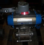Pbm 3" Stainless Sanitary Pneumatic Actuated Ball Valve CF3M PAVBL453S--0125. Fixed Price $224.99.