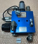 Fluid Power Sales Hydraulic Control Manifold 241214AB W/emergency Lower Valve. Fixed Price $127.50.