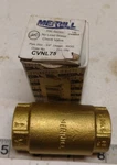 Merrill CVNL75 700 Series No Lead Brass -3/4" Check Valve Spin Poppet. Fixed Price $18.37.