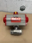 Triac 22TX1002R2SXX Pneumatic Double Acting Actuator, 316SS Ball Valve. Fixed Price $350.00.
