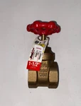 Mueller Industries Pro Line Series Brass Manual Gate Valve 1-1/2" 200 Psi Wog. Fixed Price $26.00.