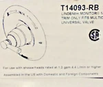 Delta T14093-RB Linden Monitor Series Valve Trim Venetian Bronze. Fixed Price $84.99.