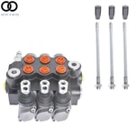 3 Spool 11GPM Adjustable Hydraulic Directional Control Valve Double Acting. Fixed Price $60.58.