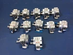 Smc SS3Y Je S42-02 Manifold Block SYJ314M-5LOU-Q Valves Lot Of 12. Fixed Price $199.95.