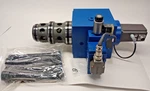 Rexroth R901510773 Used Valve Manifold Set With R900763298 And R901002169. Fixed Price $6875.00.