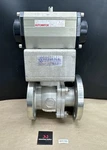 Durair Ii Automator AP085 Da Pneumatic Actuator W/ Flow-tek F15-2.5 Nos. Fixed Price $700.00.