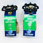 (lot Of 2) Everflow 205T001-NL Brass Gate Valve 1" 200WOG. Fixed Price $44.99.