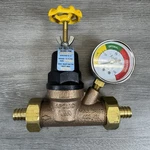 Apollo Valves EPXPRV34WG Water Pressure Regulator W/gauge, 3/4 Bronze. Fixed Price $49.95.