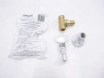 Dante 1/2" Quarter Turn Straight Gas Ball Valve Kit Chrome Cp-bvs-cr-b. Fixed Price $23.99.