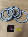 New Lot Of 5 4" Ptfe/epdm Tuf-flex Clamp Gasket A40MPGR-TF-400-E Warranty. Fixed Price $200.00.