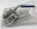 Nibco 1/2" Female Socket CF8M Stainless Steel Ball Valve 1000 Wog K595 S6R66LL. Fixed Price $24.95.