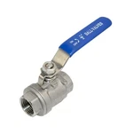 Megairon 316 Stainless Steel 1/8" 3" Full Port Ball Valve With Blue Vi. Fixed Price $11.99.