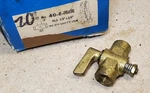 Gould No. 40-E 3/8" Npt Brass Two Way Shut Off Valve. Fixed Price $17.95.
