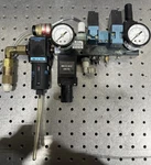 K&s 8060 Pneumatic Manifold Assembly W/ Mac Valves Wilkerson Regulator. Fixed Price $300.00.