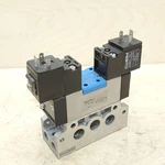 Festo 24VDC Solenoid Valve MN1H-5/3E-D-1-C Catalog # 159683 W/ Manifold Base. Fixed Price $59.00.