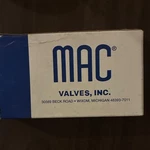 Mac Industrial Air Valve 411A-B0A-DM-DDAJ-1KD. Fixed Price $75.00.