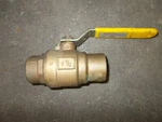 Milwaukee Valve Co BA-150S 112 1/2" Sweat Bronze Ball W/ss 189769. Fixed Price $108.00.