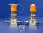 Aptech AP3625SM Manual Diaphragm Valve W/ Orange-yellow Handle & Loto, Of. Fixed Price $80.00.