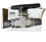 New Parker 8Z-B8LJ-SSP Series 1/2" Ball Valve Panel Mount 8ZB8LJSSP. Fixed Price $270.00.