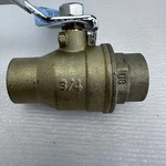 (lot Of 2) Apollo Valves 94ALF-204-01A 3/4" Sweat Brass Ball Inline. Fixed Price $22.00.