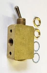 VTS-2 Clippard MJTV-4 Position 3 Port Air Diverter Valve With Exhaust. Fixed Price $77.31.
