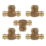 Midline Swing Check Valve, Lead Free, Press Connections, Cast Brass (5 Pk). Fixed Price $88.99.