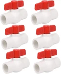 1/2" Pvc Ball Valve Water Pipe Shut-off Socket With Red T-handle 6 Pieces. Fixed Price $18.71.