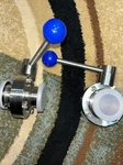 Tri Clamp Sanitary Butterfly Valve With Pull Handle Stainless Steel 2 Pack 1.5. Fixed Price $75.00.