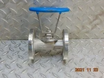 New Velan H330 1/2" Ball Valve 00313-SSE 316 Stainless Flange. Fixed Price $55.00.