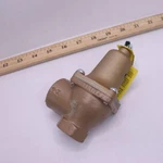 Watts Boiler Pressure Relief Valve Iron Body 50 Psi - Missing Black Connector. Fixed Price $176.71.