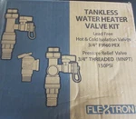Flextron FTGV-ISO34-F-K-IT-LF Tankless Water Heater Valve Kit. Fixed Price $49.99.