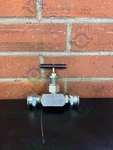 Swagelok SS-12NBF12 Needle Valve 6000 Psi W/ 1" Sanitary Fitting. Fixed Price $157.50.
