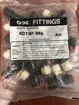 Smc KQT07-35S 1/4" Push To Connect Plastic Tube Fittings (pack Of 10). Fixed Price $23.00.