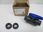 Flui-pro , 1" Pvc True Union Ball / Ends. Fixed Price $24.00.