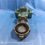 Tomoe 842T-3Y-100A Butterfly Valve, Rubber Seated, Ansi 150 Lb Usip. Fixed Price $33.48.