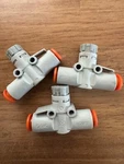Smc AS2002F 1/4" Speed Flow Controller Valve Lot Of 3. Fixed Price $29.99.