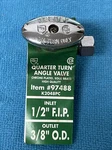 Keeney K2048PC Quarter Turn Angle Valve Chrome Plated, Solid Brass. Fixed Price $9.95.