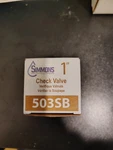 Simmons 1" Check Valve 503SB Bronze Usa Made. Fixed Price $25.00.