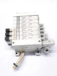 Smc EX120-SDN1 6-STATIONS Manifold W/three Solenoid Valves VQ2301-5. Fixed Price $52.80.