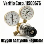 Veriflo 11500676 Oxygen Acetylene Regulator 0-30/4000 Psi U.s. Gauge Used. Fixed Price $35.99.