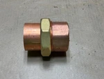 1X Nibco Solder Sweat 2" Copper Union Pipe Coupling Coupler Cxc Wrot. Fixed Price $36.99.