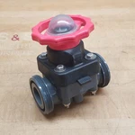 Spears 2729-015 Pvci Diaphragm Valve W/ Union Body, 1-1/2", 235PSI Water 73 F. Fixed Price $97.46.