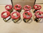 8 Gemini Ball Valves 3/4 76 720 Psi Cwp. 2522B1HB 1RT1R. Fixed Price $75.00.