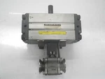 NCDRA1BW80-90+CF3M Smc Rotary Actuator+ladish 1001-372 Valve (used Tested). Fixed Price $217.75.