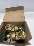 Lot Of 2 Matco-norca 514T08LF In. Brass Full Port Threaded Gate Valve. Fixed Price $139.89.