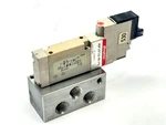 Humphrey HGF10T1G-80-PS Pneumatic Air Valve 0-100PSI W/ Manifold Block 24VDC. Fixed Price $35.99.