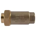 Cash Acme 3/4 Inch BF1 Dual Check Valve With Female Unions, Brass Plumbing. Fixed Price $42.00.