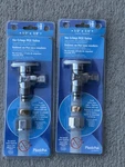 Lot Of Plumb Pak PP2886EZ 1/2 3/8 Compression Chrome Plated Pex Angle Valves. Fixed Price $30.00.