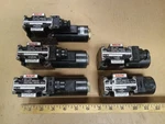 Nachi Wet Type Solenoid Operated Directional Control Valves, Lot Of 5. Fixed Price $56.00.